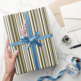Streichpapier für das benutzerdefinierte Ölgrün Geschenkpapier