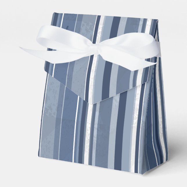 Streifen aus blau geschenkschachtel (Vorderseite)
