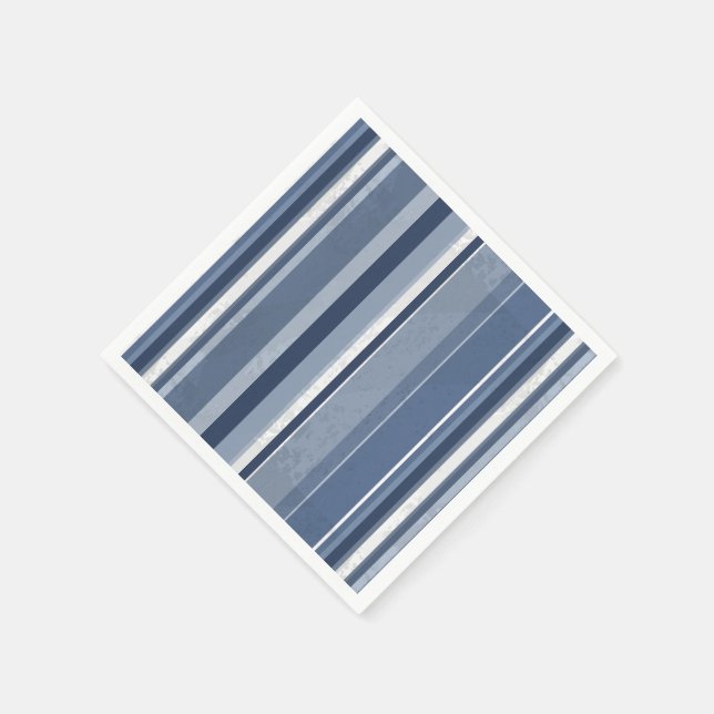 Streifen aus blau serviette (Ecke)