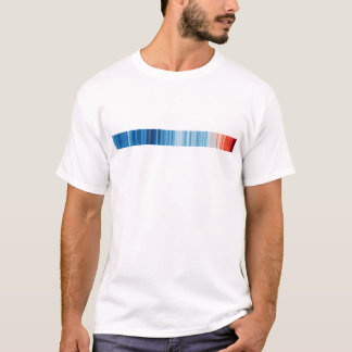 Streifen aus der Erwärmung, Grafik zum Klimawandel T-Shirt