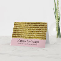 Streifen aus Gold Glitzer