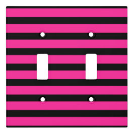 Streifen aus Hot Pink und Black Fashion