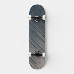 Streifen aus Schiefer und Creme Skateboard