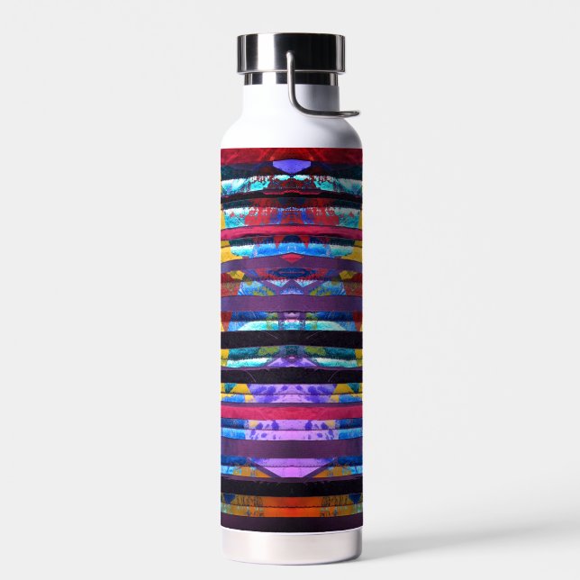 Streifen aus Spinnstoffen Trinkflasche (Links)