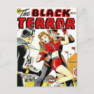 Streifen aus Vintagem Comic - Postkarte