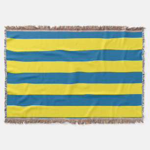 Streifen Blau und Gelb Anpassbar Decke