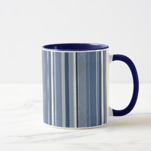 Streifen Blue Tasse