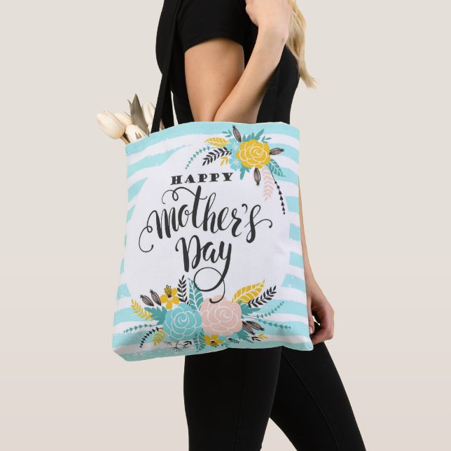 Streifen & Blumen Tasche (Von Nahem)
