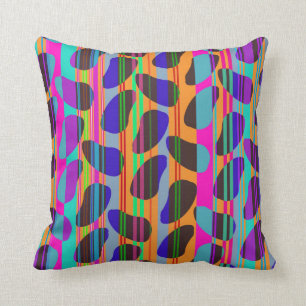 Streifen-Bohnen Kissen