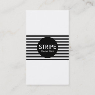 Streifen-Briefmarke Visitenkarte