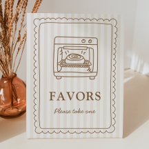 Streifen-Bun-in-Backofen-Geschenke-Schild