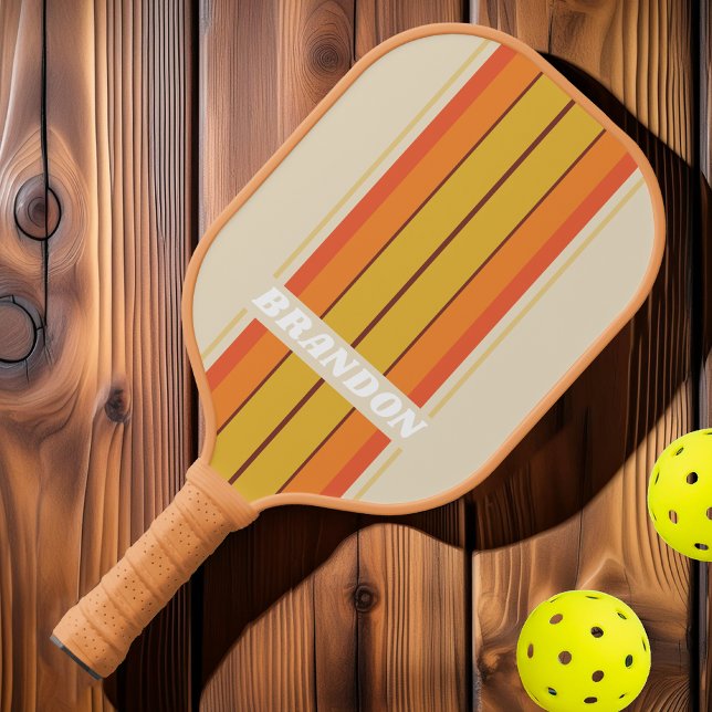 Streifen der Rückseite mit Namen Pickleball Schläger (Von Creator hochgeladen)