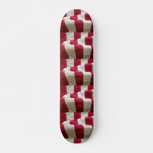 Streifen der US-Flagge Skateboard