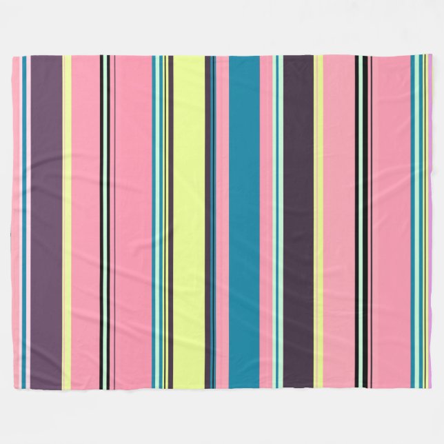 Streifen Fleecedecke (Vorderseite (Horizontal))