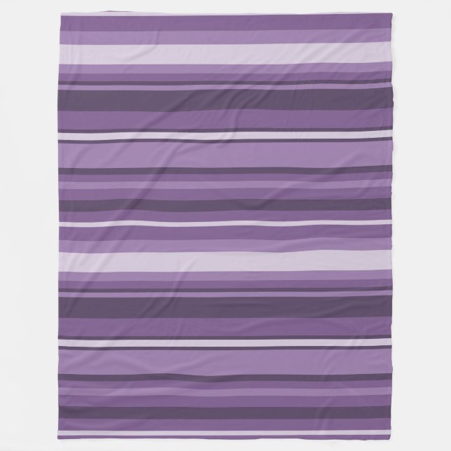 Streifen Fleecedecke (Vorderseite)