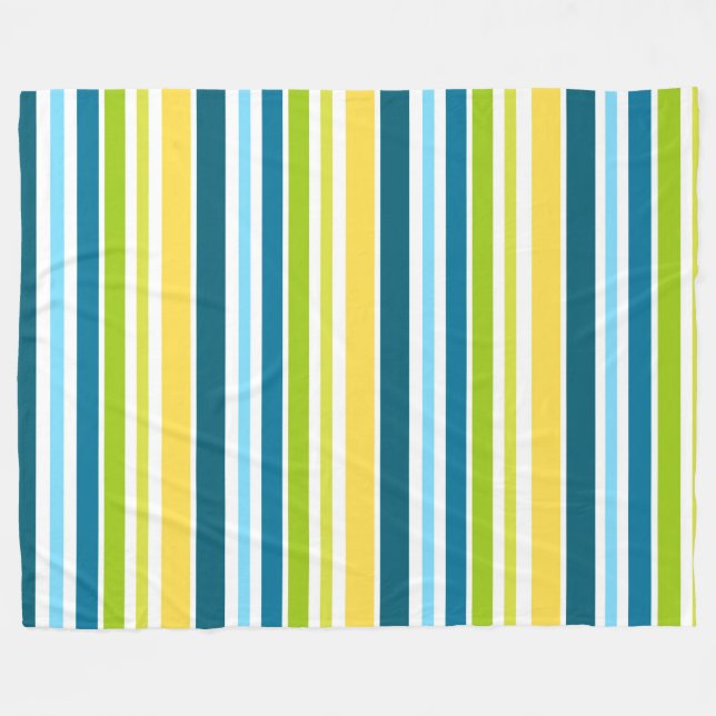 Streifen Fleecedecke (Vorderseite (Horizontal))