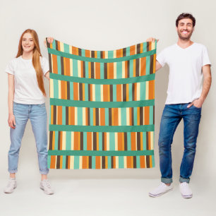 Streifen Fleecedecke