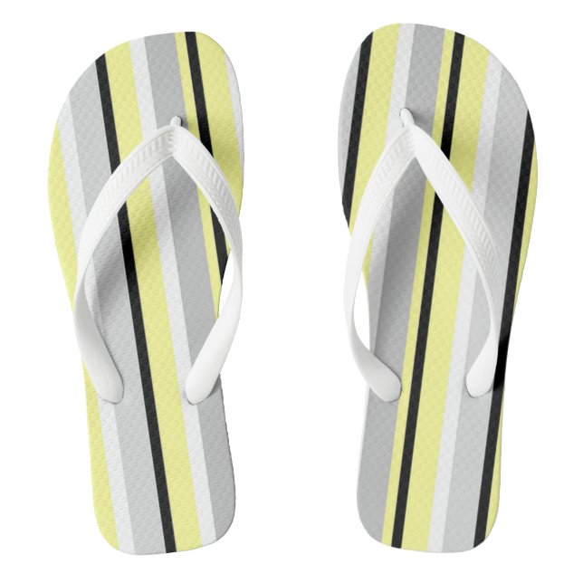 Streifen Flip Flops (Fußbett)