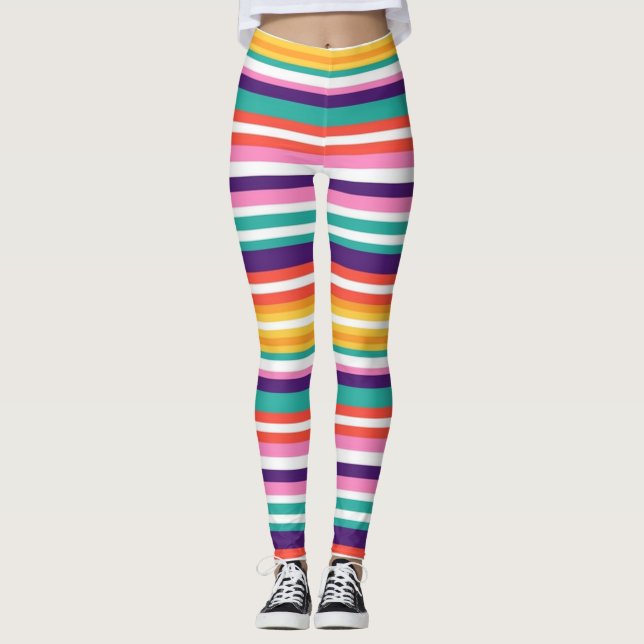 Streifen Galore Leggings (Vorderseite)