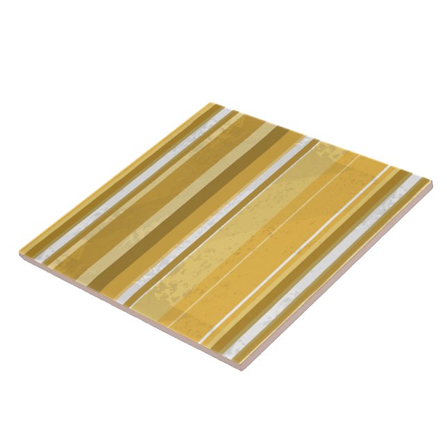 Streifen-Gelb Fliese (Seite)