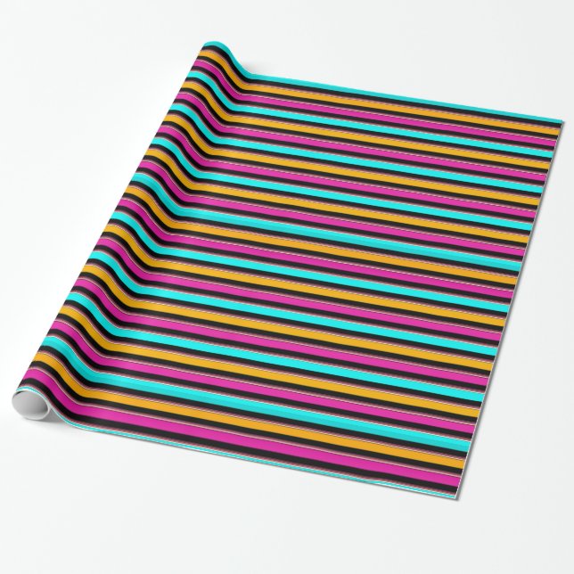 Streifen Geschenkpapier (Ungerollt)