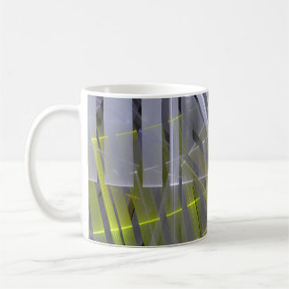 Streifen glänzende geometrische Dekoration Kaffeetasse