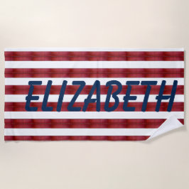 Streifen in Abstraktem Strandtuch