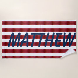 Streifen in Abstraktem Strandtuch