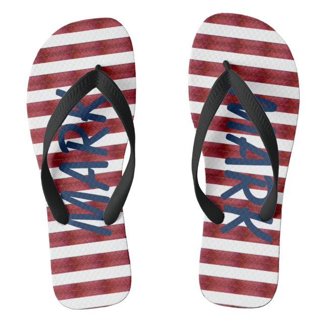 Streifen in Abstrakten Flip Flops (Fußbett)