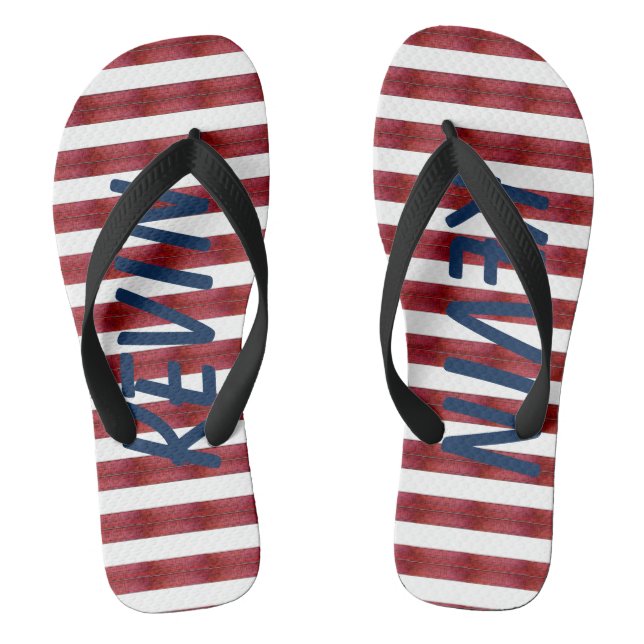Streifen in Abstrakten Flip Flops (Fußbett)