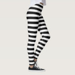 Streifen in beliebiger Farbe Leggings<br><div class="desc">Dieses Aussehen in allen Farbstreifen kombiniert mit Weiß. Sie müssen nur "anpassen" wählen und eine andere Hintergrundfarbe auswählen, um das Schwarz auf die Farbe Ihrer Wahl zu ändern. Dieser Stil ist eine großartige Wahl für Kostüme - alles von einer Hexe über einen Jailbird bis hin zu einer Puppe aus Leinen....</div>