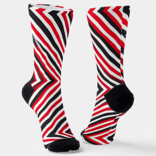 Streifen in Bewegung Socken