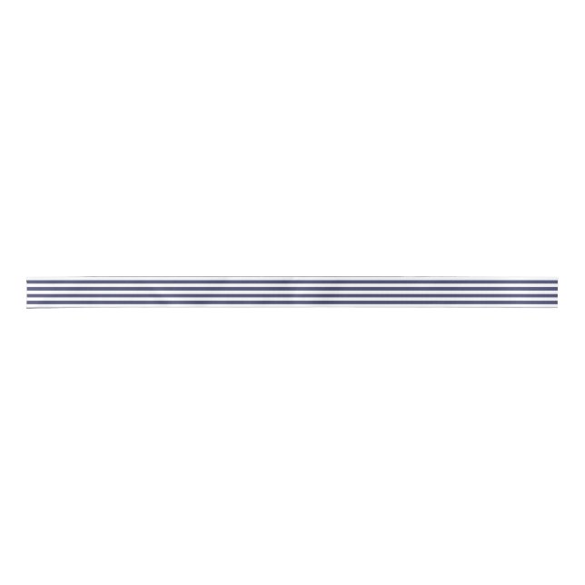 Streifen in Blau und Weiß Satinband (Vorderseite)