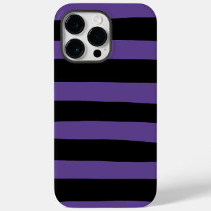 Streifen in Lila und schwarz Case-Mate iPhone 14 Pro Max Hülle