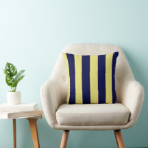 Streifen in Navy Blue und Gelb