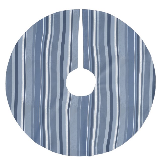 Streifen in Rosa Polyester Weihnachtsbaumdecke (Vorderseite)