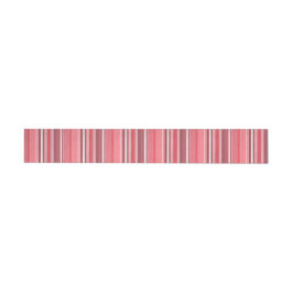 Streifen in Rosa Rundum-Adressaufkleber