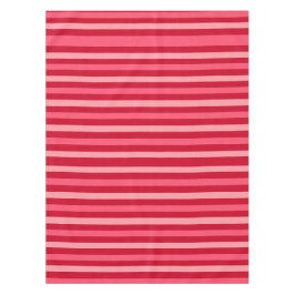 Streifen in Rot und Rosa Tischdecke
