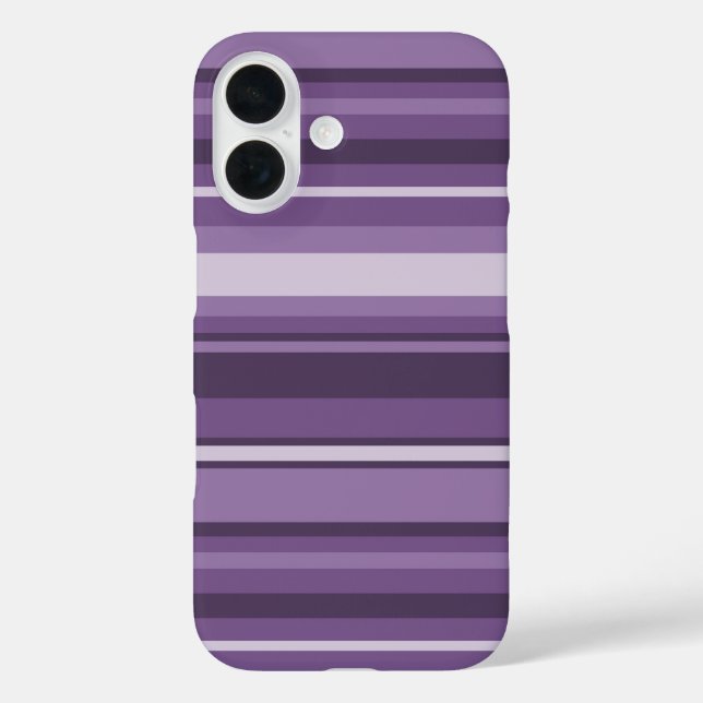 Streifen iPhone 16 Hülle (Rückseite)