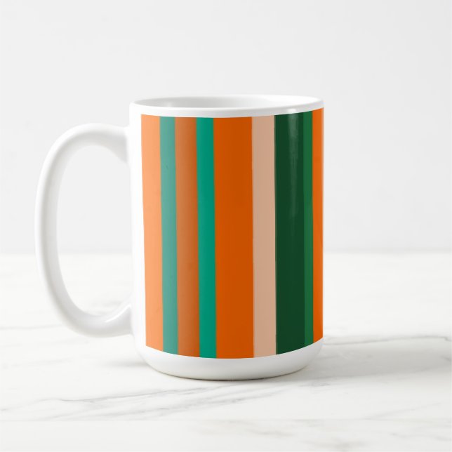 Streifen Kaffeetasse (Links)