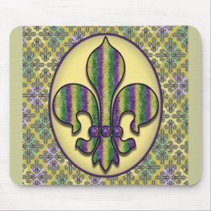 Streifen-Karneval-Lilie Mousepad