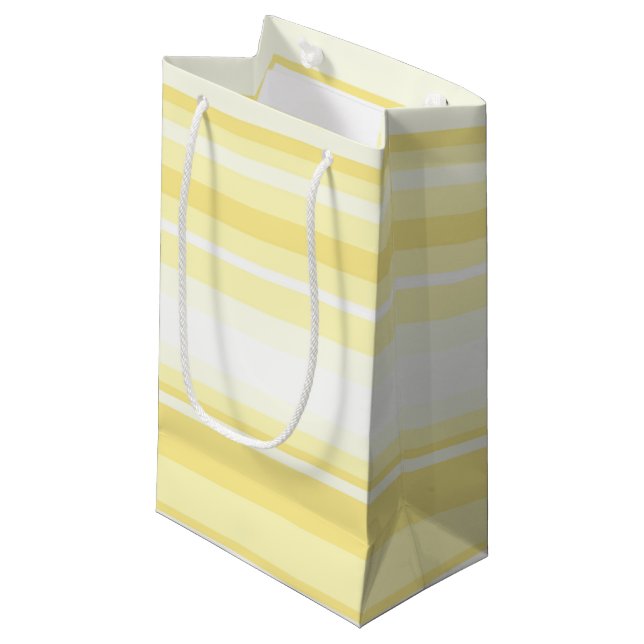 Streifen Kleine Geschenktüte (Vorderseite Schrägansicht)