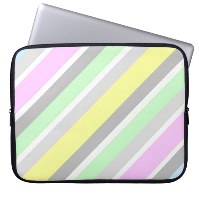 Streifen Laptopschutzhülle (Vorderseite)