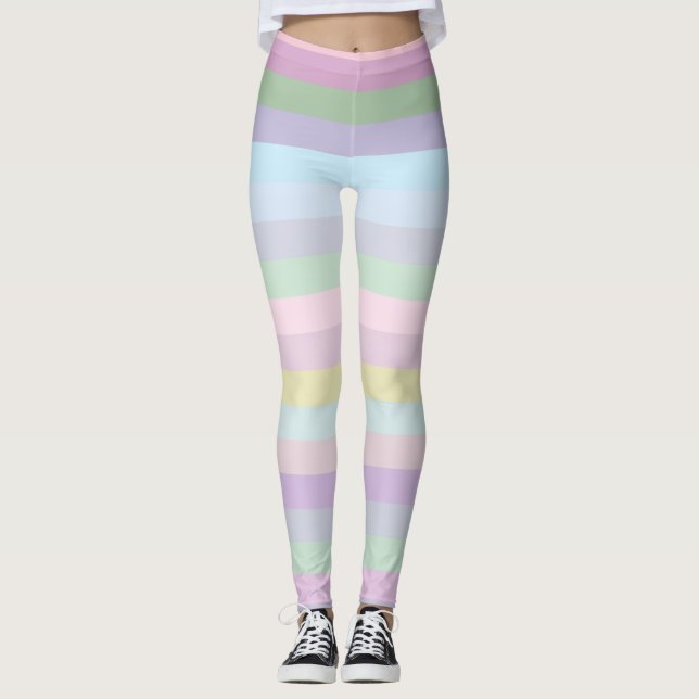 Streifen Leggings (Vorderseite)
