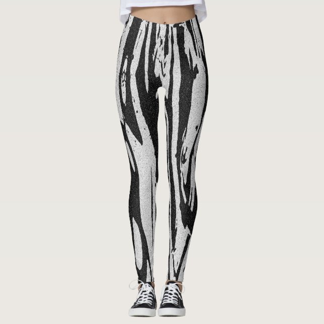 Streifen Leggings (Vorderseite)