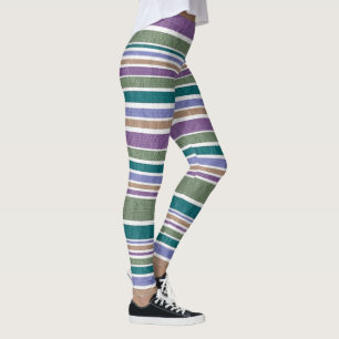 Streifen Leggings