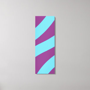 Streifen Leinwanddruck