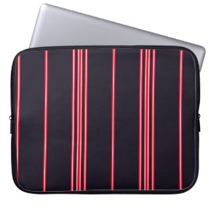 Streifen mit blau, weiß und rot verti laptopschutzhülle