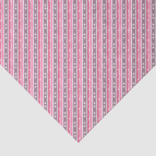 Streifen mit Kreise und Ringen im Retrostil Seidenpapier