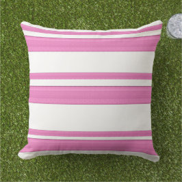 Streifen moderne, Vintage, rosa, abstrakte Linien Kissen